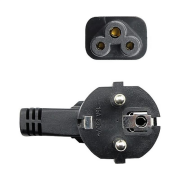 Vcom CE022-1.8 Notebook Power Elektrik Kablosu Yonca 0.5 mm 1.8 metre