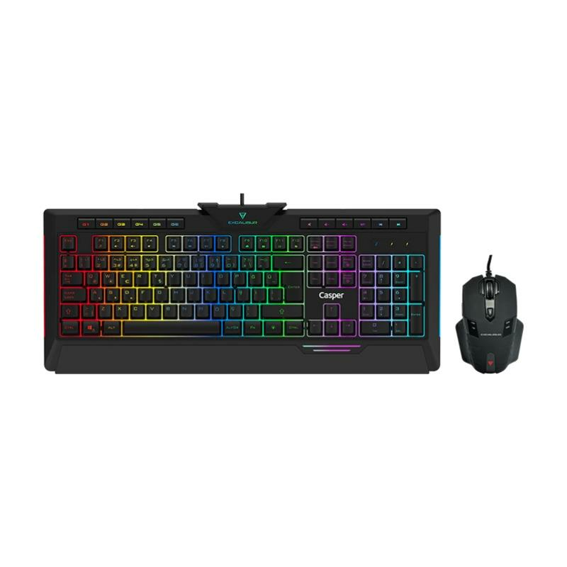 Casper Excalibur EX800 Kablolu Oyuncu Klavye Mouse Set