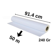 Elitrulo Plotter Kağıdı Photo Glossy 91.4cm x 50mt 240gr