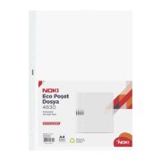 Noki Föy Dosya A4 Şeffaf Eco 40 Micron 100'lü Paket - 4830-ECO