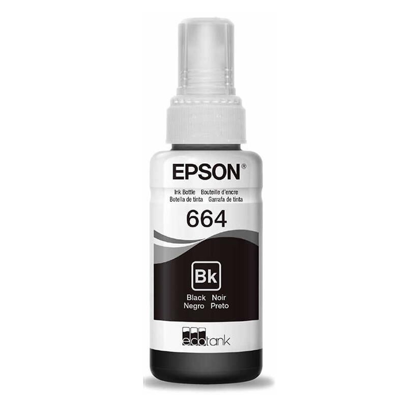 Epson Mürekkep Orj. T664 Black 70ml - C13T66414A