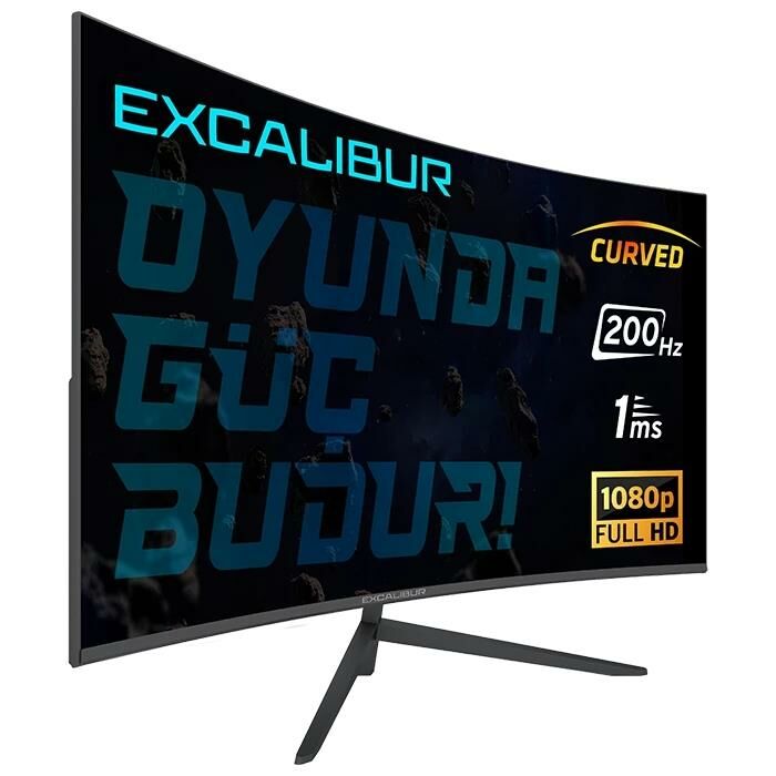 CASPER 27'' Excalibur Game Monitör Curved 200HZ 1ms (HDMI+Display) M.E27FHD-G