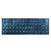 Notebook Klavyeleri İçin Türkçe Sticker Seti - Q Siyah