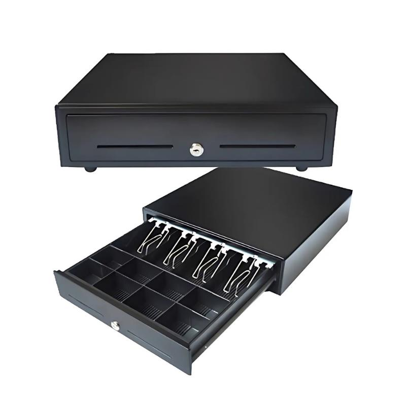 Elitstore Para Çekmecesi, Metal Kasa, 4 Kağıt, 8 Madeni Para Bölümlü