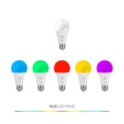 S-link SL-RGB9 Smart Akıllı RGB Lamba, Ampul 9W 50Hz 800lm Wifi TUYA Destekli
