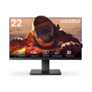 Koorui 22N1 21.5'' LED Monitör Siyah 6ms 1920x1080, 75Hz, VGA, HDMI, Vesa