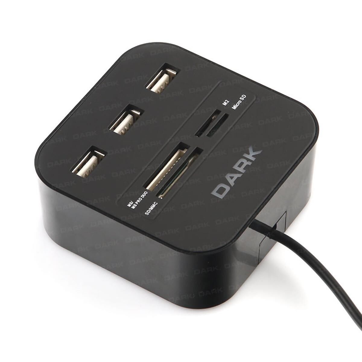 DARK USB MicroSD/SD/MMC/M2/MS PRO DUO Kart Okuyuculu USB Çoklayıcı