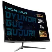 CASPER 31.5” Excalibur Game Monitör Curved 240HZ, FHD 1ms (HDMI+Display) M.E315FHD-G
