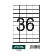 Herboy HB-1035 Beyaz Lazer Etiket A4, 45mm x 30mm
