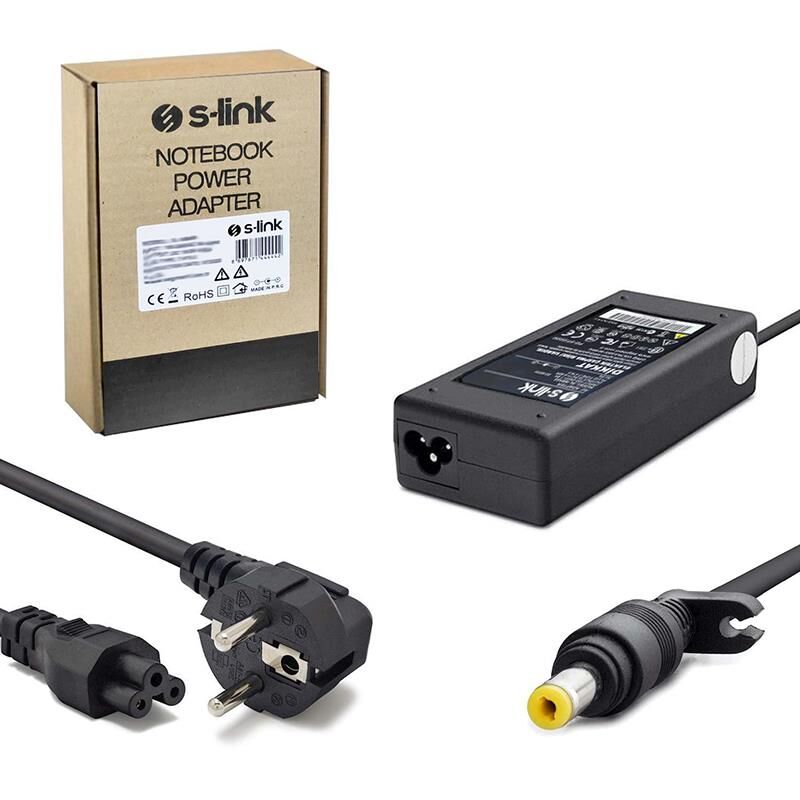 S-Link SL-NBA10 Notebook Adaptör 18.5V 3.5A 65W (4.8x1.7) HP