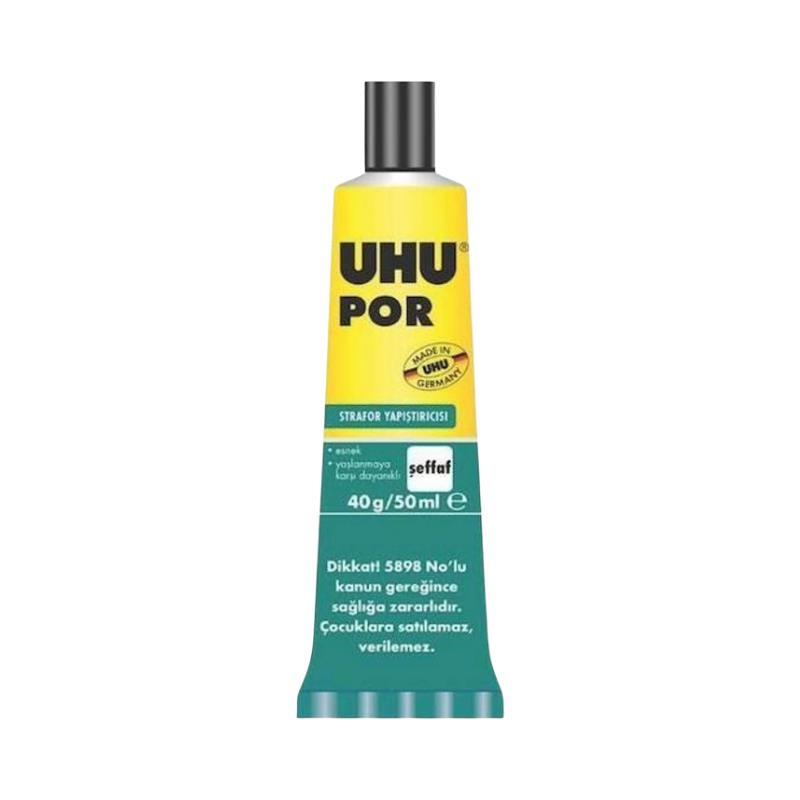 Uhu Por Strafor Yapıştırıcı 40Gr./ 50ml - UHU40359