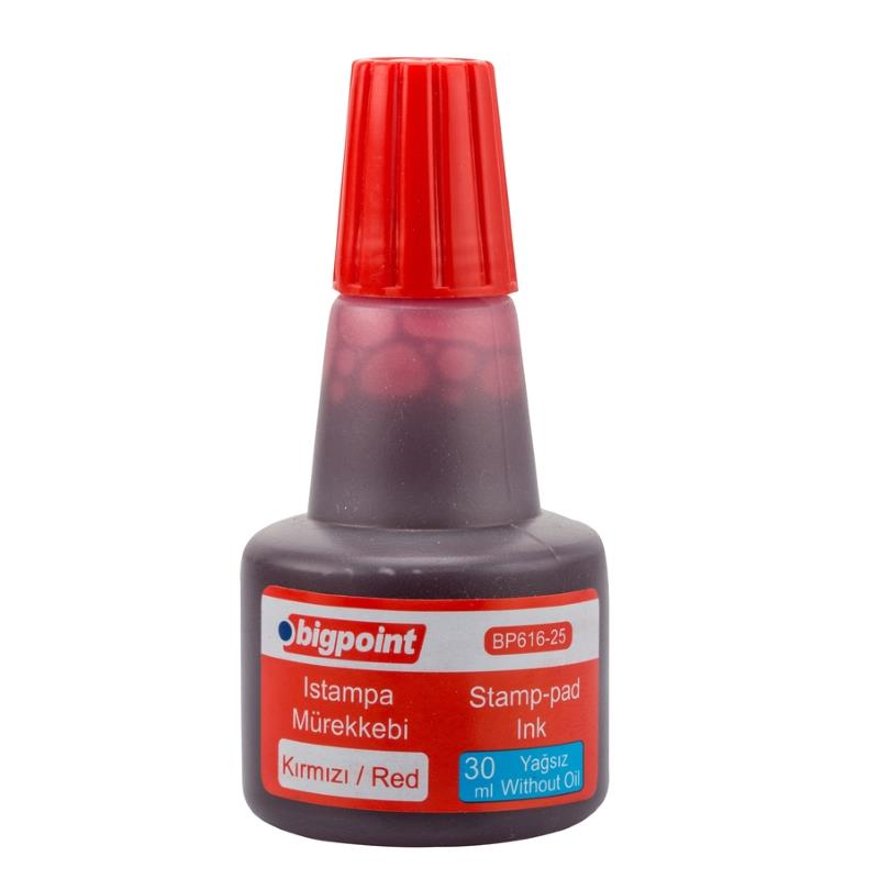 Bigpoint BP616-25 Istampa Mürekkebi 30 ml Kırmızı