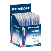 Pensan 2270 Büro Tükenmez Kalem 1.0 mm Mavi 50'li Paket