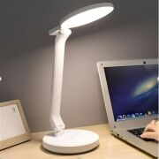 Elitstore Q9-2 USB Şarjlı Masa Lambası, Beyaz