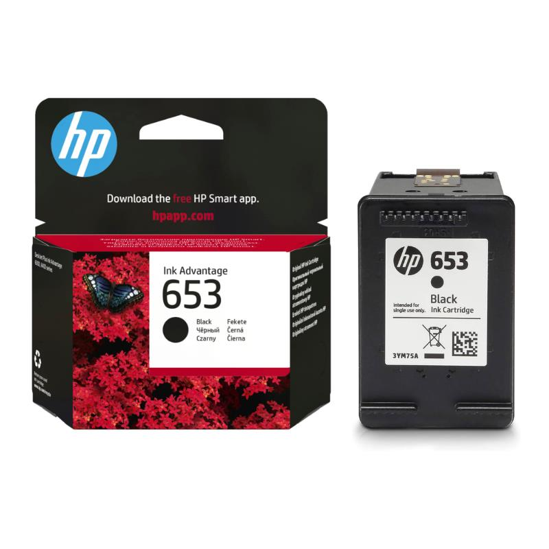 HP 653 Black Siyah Kartuş 3YM75AE