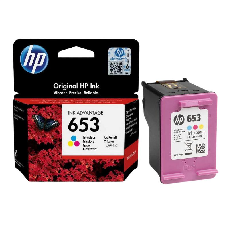 HP 653 Color Renkli Kartuş Orj. 3YM74AE