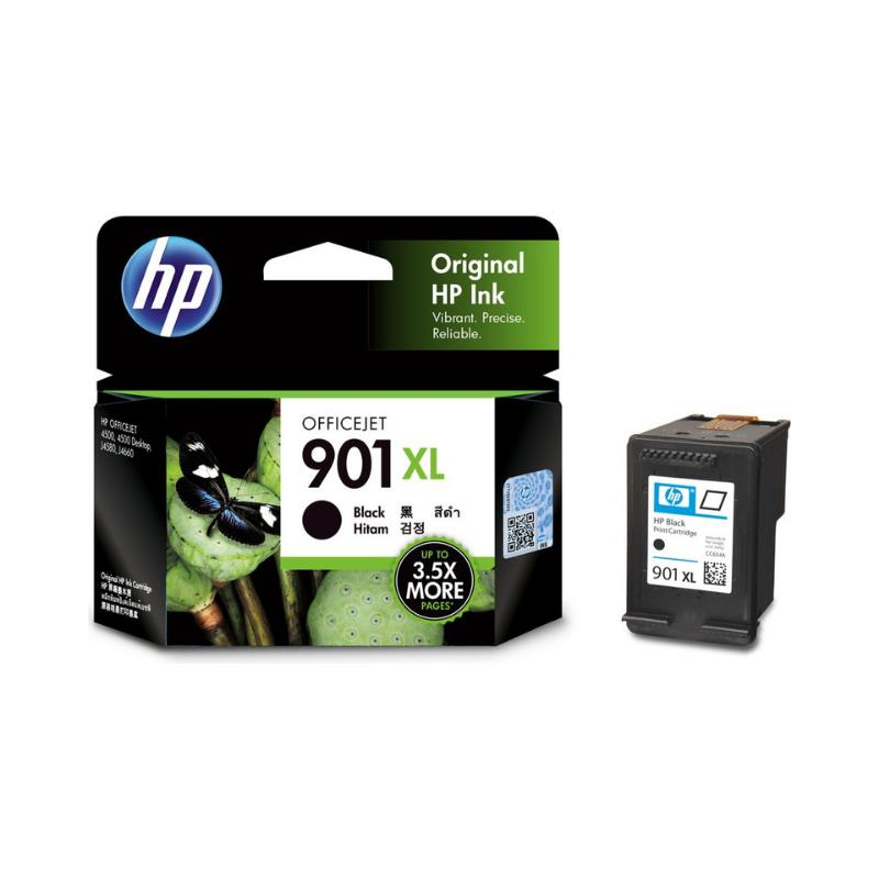 HP 901XL Yüksek Kapasiteli Orijinal Siyah Mürekkep Kartuşu CC654AE