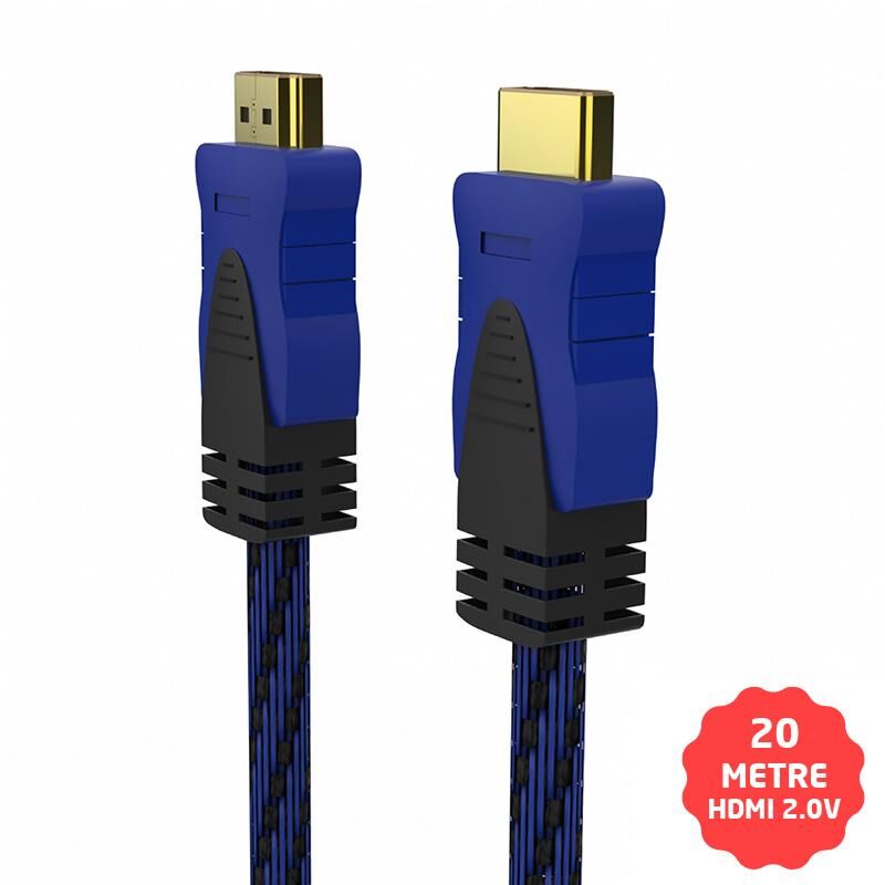 Inca IHK-20T HDMI Kablo 2.0V 4K Altın Uçlu 20 Metre