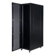 Elitstore 26U Kabin  W600mm x D600mm Dikili Tip, Tekerlekli, Siyah