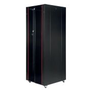 Elitstore 26U Kabin  W600mm x D600mm Dikili Tip, Tekerlekli, Siyah